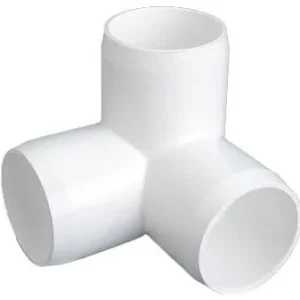 1-1/4 in. 3-Way PVC Fitting, Furniture Grade