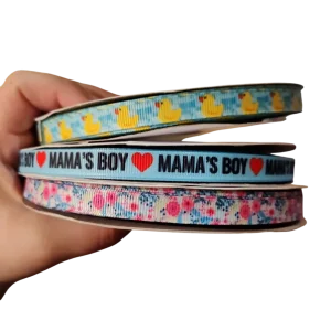 1/2" Bathtub Duckies Nylon Dog Collar
