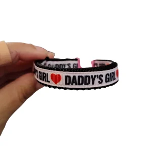 1/2" Daddy's Girl Nylon Dog Collar