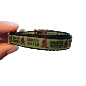 1/2" Squatch Hunter Nylon Dog / Cat Collar