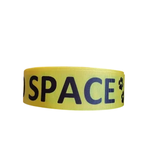 1.5" Wide I Need Space Nylon Dog Collar