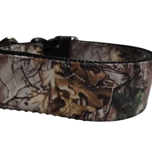 1.5" Wide Woods Camouflage Nylon Dog Collar