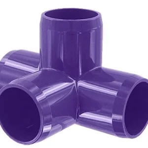 1 in. 4-Way PVC Fitting, Furniture Grade