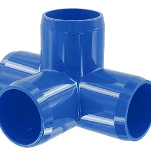 1 in. 4-Way PVC Fitting, Furniture Grade
