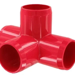 1 in. 4-Way PVC Fitting, Furniture Grade