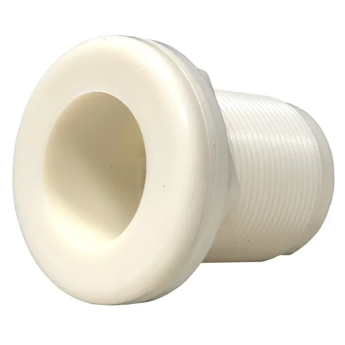 1" White Bulkhead SxS