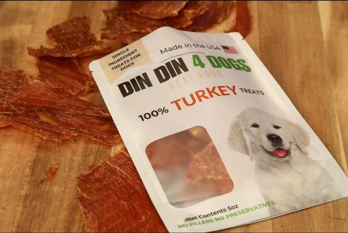 100% Turkey Dog Treats, 5 Ounce Bag, Single Ingredient, High Protein - Image 2
