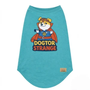 15 Furries Dogtor Strange Sleeveless T shirts for Dogs (Blue)