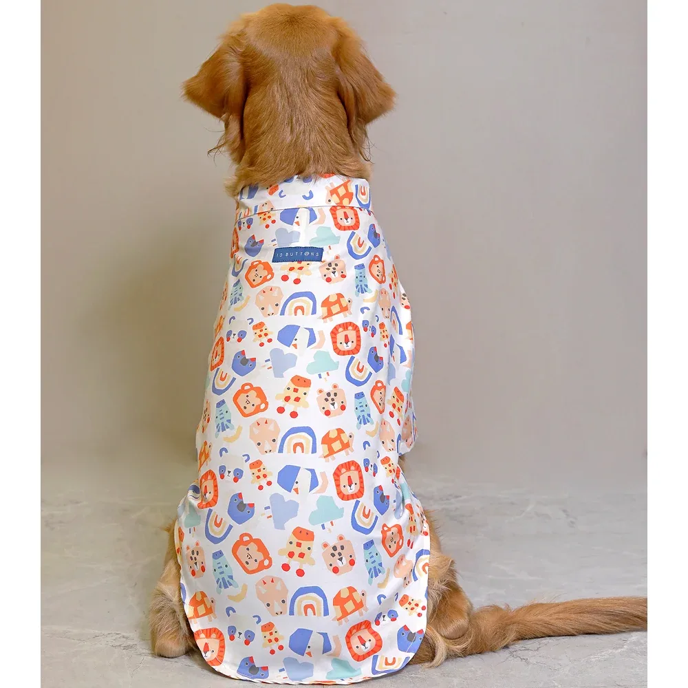 15buttons Animal Kingdom Shirt for Dogs