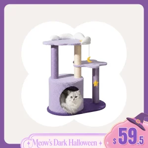 28" Moonlight Cottage Cat Tree