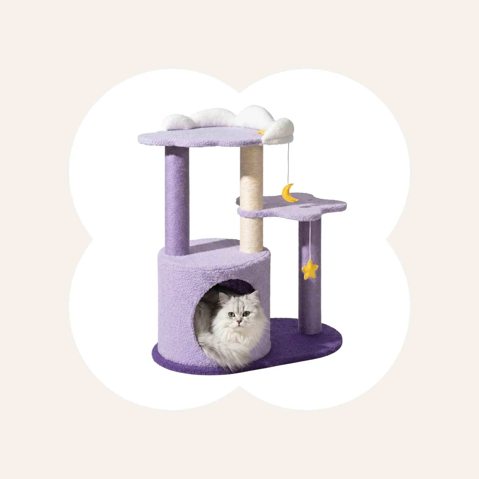28" Moonlight Cottage Cat Tree - Image 2