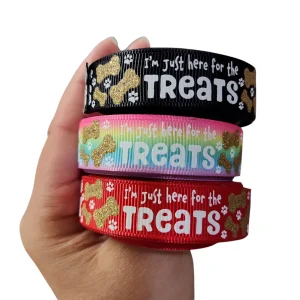 3/4" Here For The Treats Dog Collar