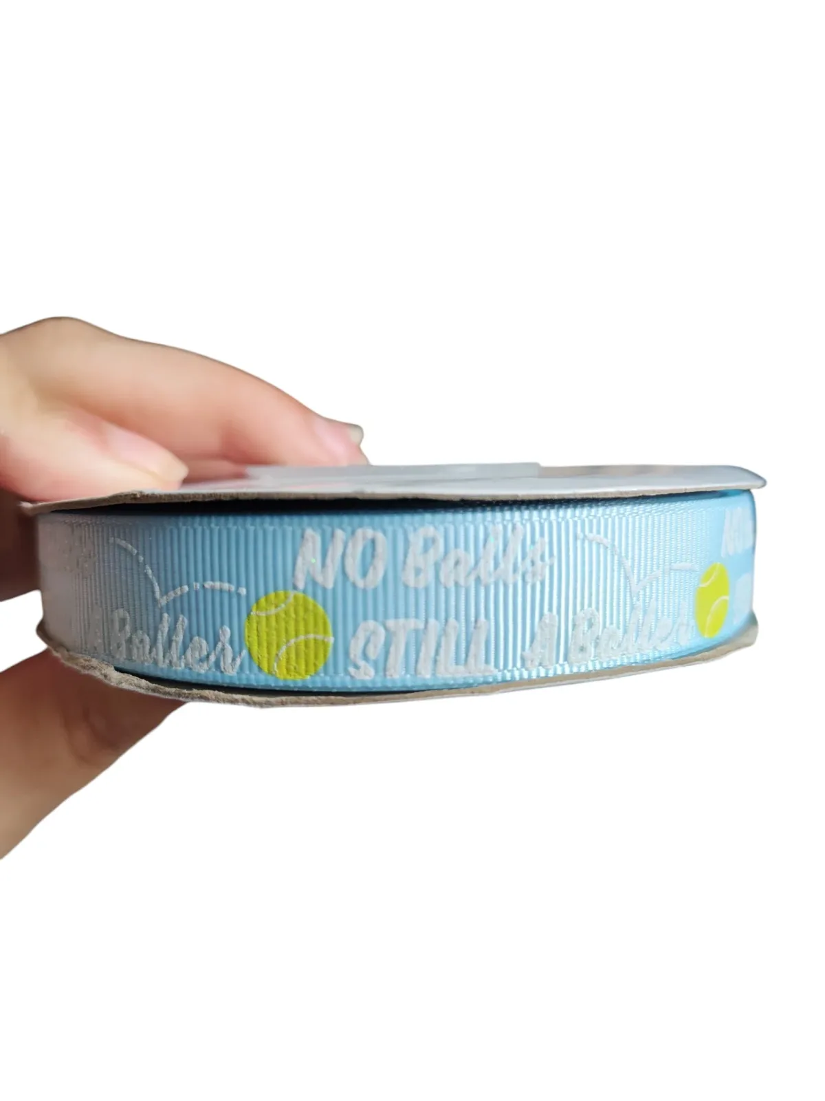 3/4" No Balls Still A Baller Nylon Dog Collar