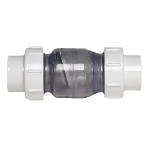 3" Swing Check Valves, True Union Clear PVC, Slip