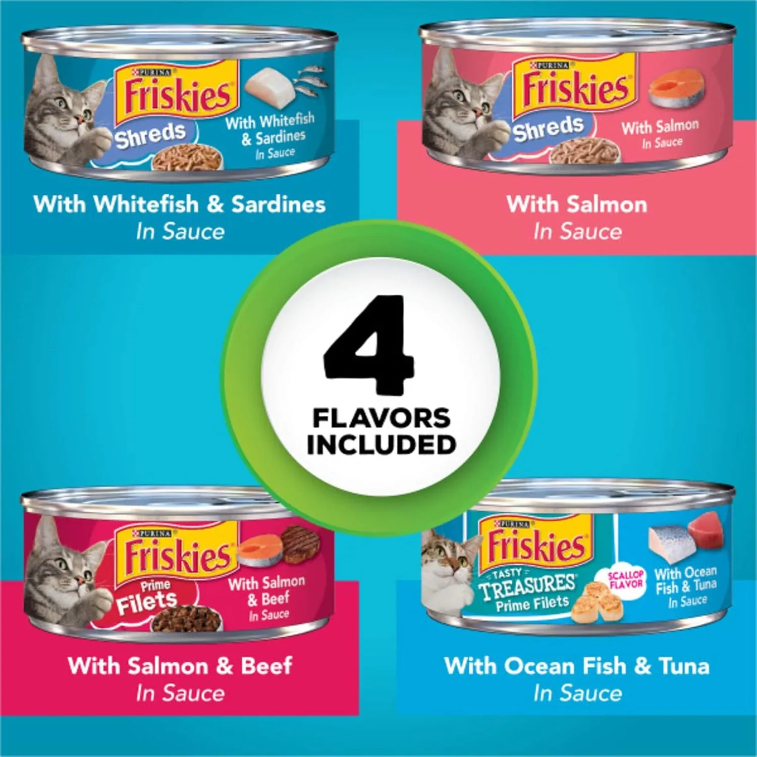 32Ct 5.5oz Friskies Fish - Image 2