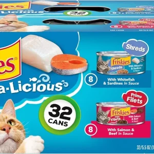 32Ct 5.5oz Friskies Fish