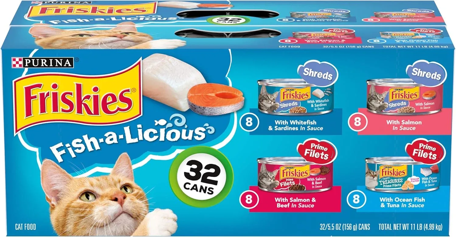 32Ct 5.5oz Friskies Fish