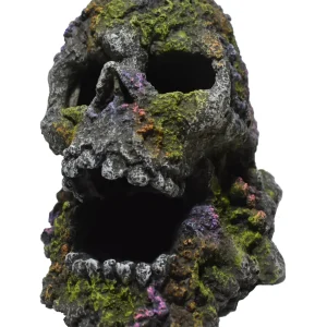 4.1" Mossy Skull Resin Ornament - Map Price $14.49