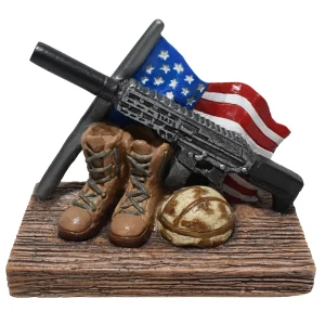 4" Fallen Soldier Resin Ornament** - Map Price $16.29