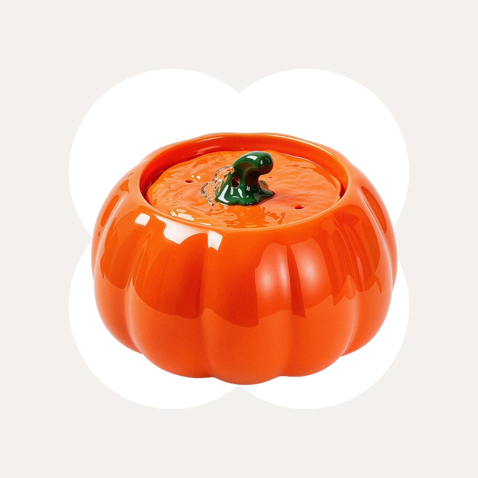 44oz Pumpkin Patch Cat Water Fountain - Image 2