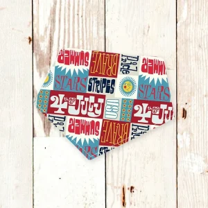 "4th of July" Dog Bandana