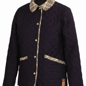 5/A Baker Ladies Country Quilted Jacket - Lightweight Riding Jacket with Baker Plaid Lining