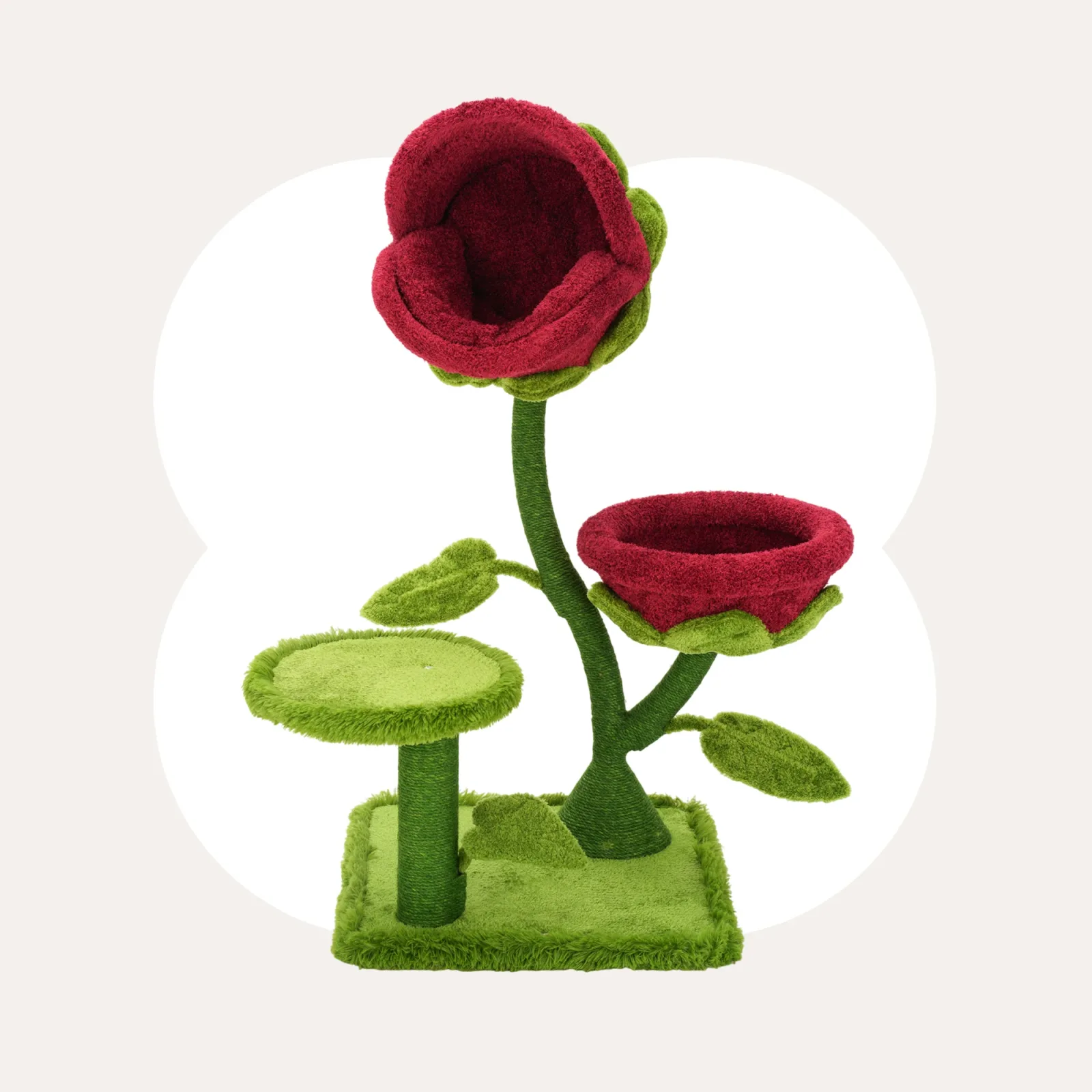 50.8'' Carnivorous Blossom Cat Tree Max - Image 2