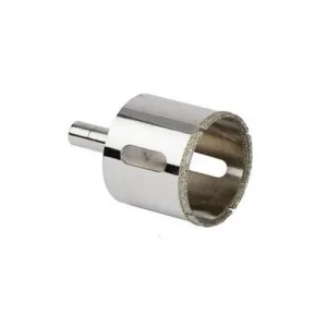 65mm 2.6" Diamond Coated Glass Drill Bit / Hole Saw for 1.5" sch. 80 Bulkheads