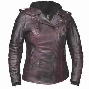 6841.17 - Ladies 3-in-1 Leather Jacket