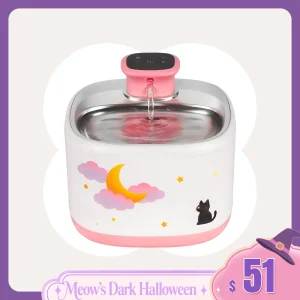 71oz Moonlight Wireless Smart Water Fountain