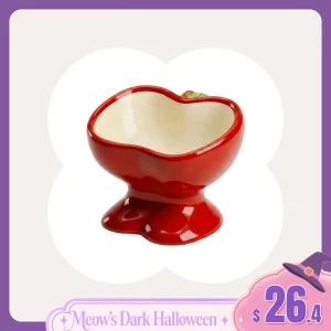 9oz Apple Bliss Elevated Cat Bowl