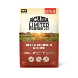 Acana Adult Beef and Pumpkin Singles Limited Ingredient Diet Dog Food