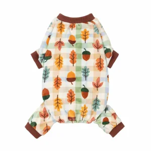 Acorn & Leaves Dog Pajamas