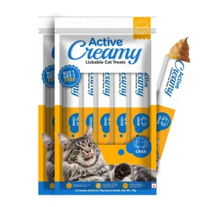 Active Lickable Crab Creamy Cat Treats (Buy 1 Get 1)