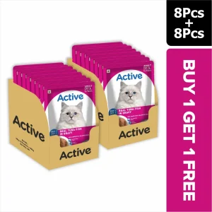 Active Real Tuna Fish in Gravy Adult Cat Wet Food ( Buy 1 Get 1 )
