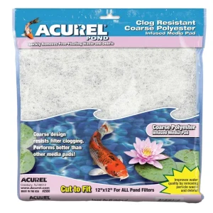 Acurel Coarse Polyester Media Pad, 12 in x 12 in