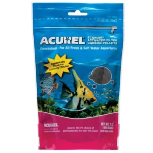 Acurel Economy Activated Carbon Aquarium Filter Pellets, 1 lb, Medium