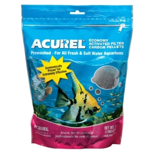 Acurel Economy Activated Carbon Aquarium Filter Pellets, 3 lb, Large
