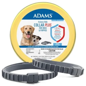 Adams Flea Tick Dog Collar for Dogs Puppies 2 ct