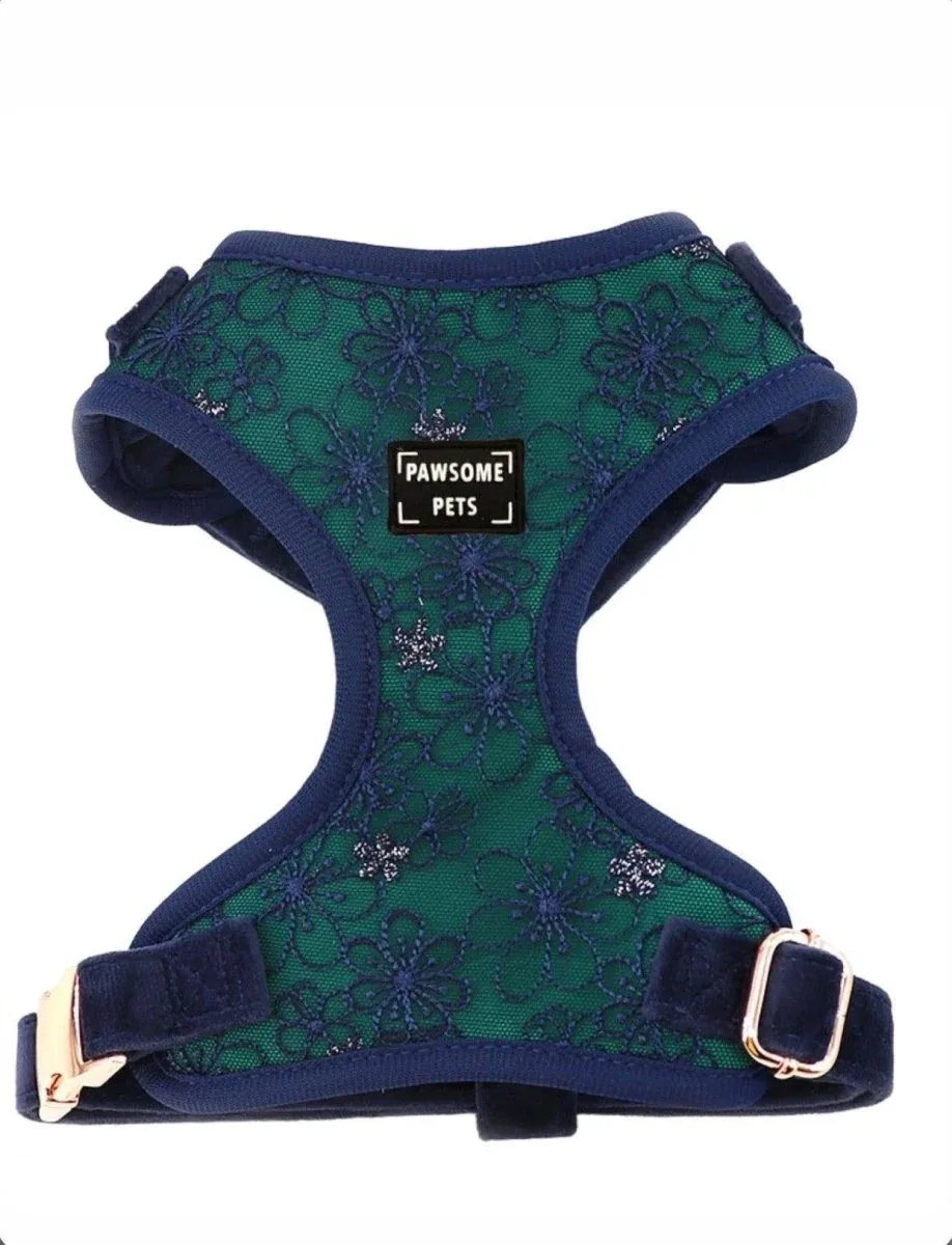 Adjustable Dog Harness, Aquamarine - Image 2