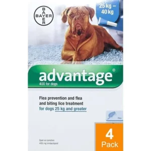 Advantage Blue Dogs Over 55lbs (25kg)