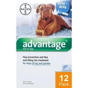 Advantage Blue Dogs Over 55lbs (25kg)