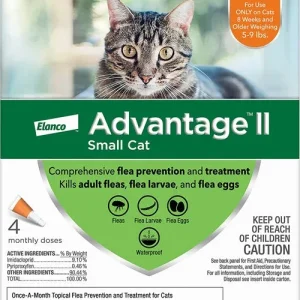 Advantage Cat Small Orange 4 ct