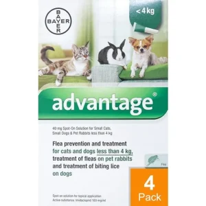 Advantage Green Dogs/Cats/Rabits Under 8.8lbs (4kg)