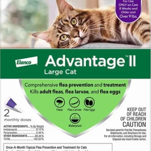 Advantage II Cat Large Purple 2 ct