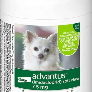 Advantus Dog Small 7.5Mg Soft Dog Chew 30 ct