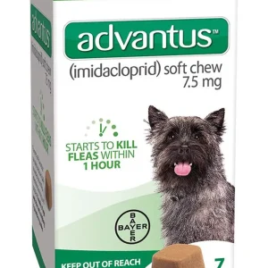 Advantus Dog Small 7.5Mg Soft Dog Chew 7 ct