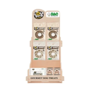 A&E Cages LoLo Pets Bakery Dog Treat Bakery Board Display 86 ct