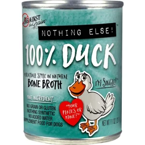 Against the Grain Nothing Else 100% One Ingredient Adult Wet Dog Food Duck 11 oz