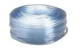 Air Line Tubing, Clear, 50' Roll. 1/4" OD - 3/16" ID